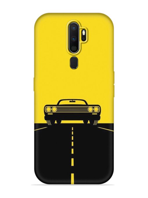 Classic Car Embossed Soft Silicone Case for Oppo A5 (2020)