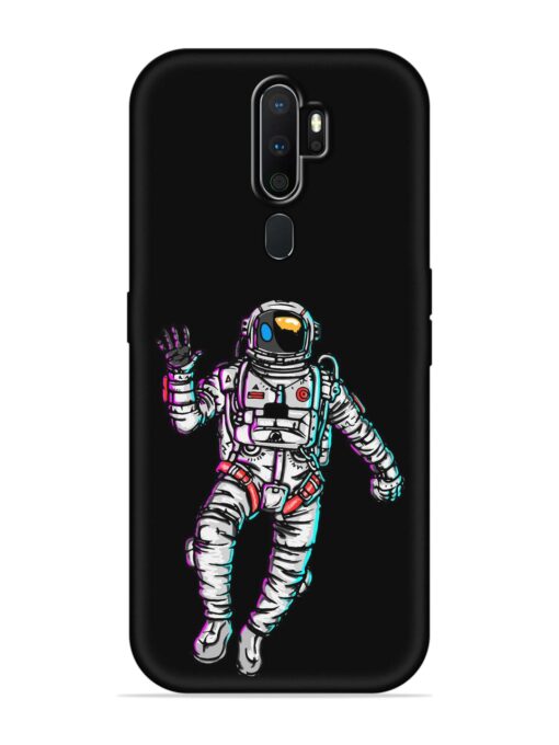 Spaceman Embossed Soft Silicone Case for Oppo A5 (2020) Zapvi