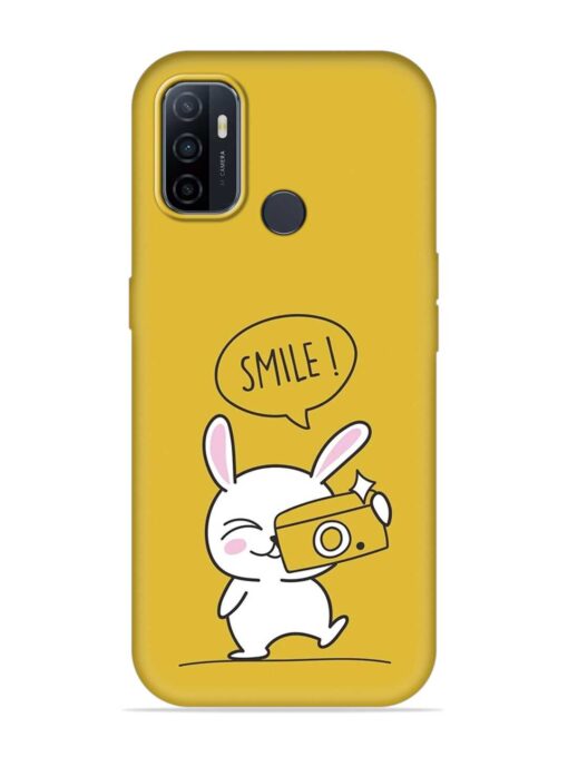 Hey Smile Please Embossed Soft Silicone Case for Oppo A53 Zapvi