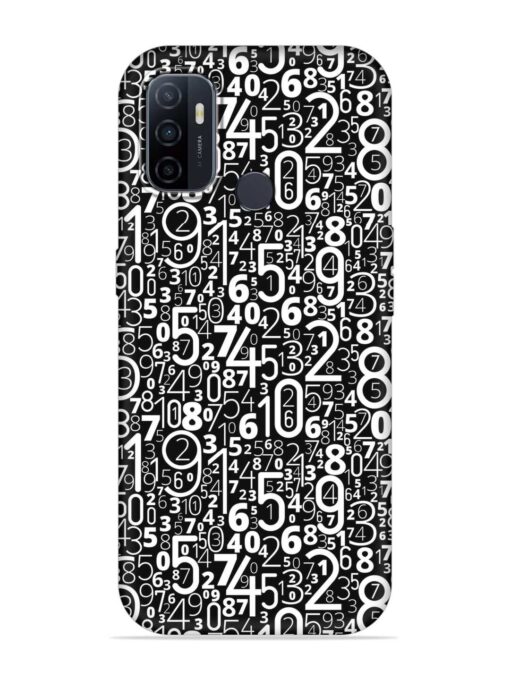 Many Numbers Different Embossed Soft Silicone Case for Oppo A53 Zapvi