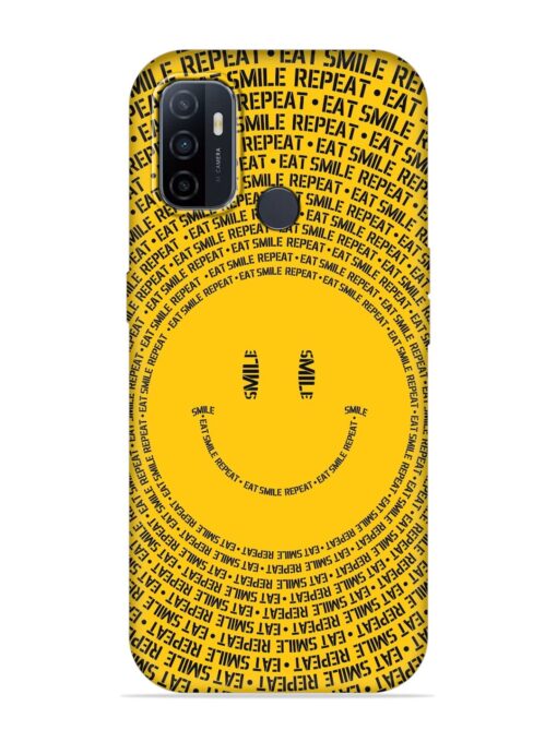 Smiley Embossed Soft Silicone Case for Oppo A53