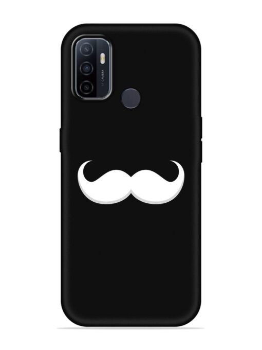 Mustache Vector Embossed Soft Silicone Case for Oppo A53 Zapvi