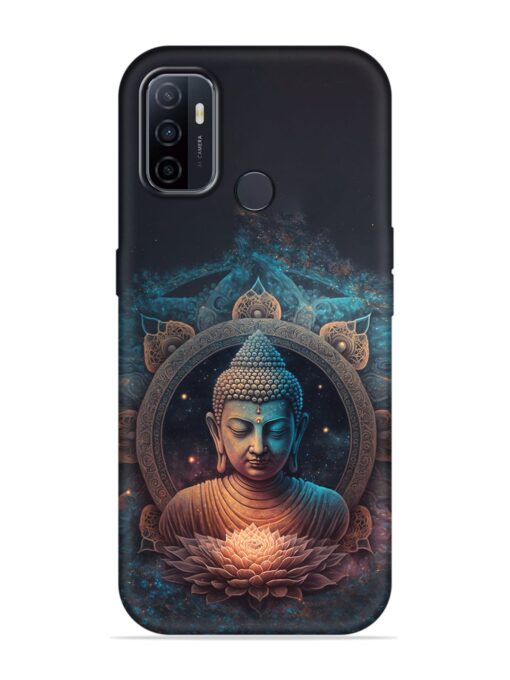 Gautam Buddha Embossed Soft Silicone Case for Oppo A53 Zapvi