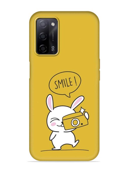 Hey Smile Please Embossed Soft Silicone Case for Oppo A53S (5G)