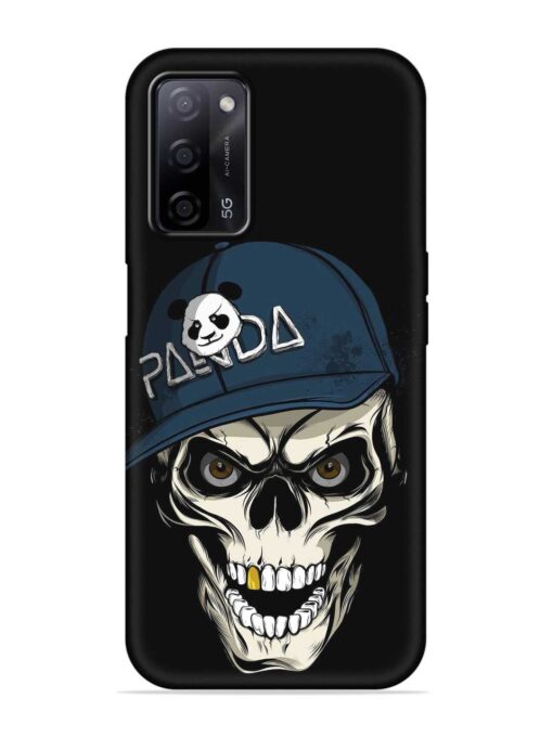 Panda Skull Embossed Soft Silicone Case for Oppo A53S (5G) Zapvi