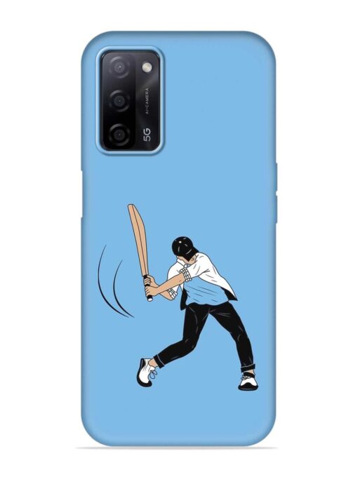 Cricket Gully Boy Embossed Soft Silicone Case for Oppo A53S (5G)