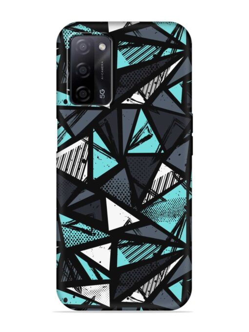 Abstract Seamless Embossed Soft Silicone Case for Oppo A53S (5G) Zapvi