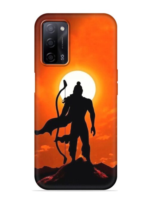 Shree Ram Embossed Soft Silicone Case for Oppo A53S (5G)