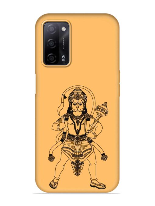 Indian God Hanuman Embossed Soft Silicone Case for Oppo A53S (5G)