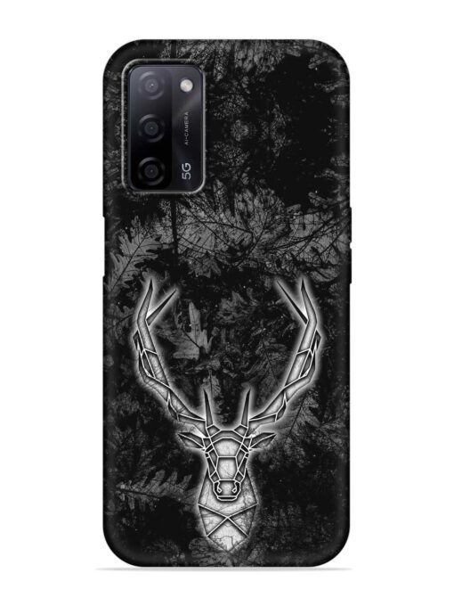 Ancient Deer Embossed Soft Silicone Case for Oppo A53S (5G) Zapvi