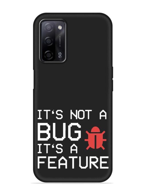 Not Bug Feature Embossed Soft Silicone Case for Oppo A53S (5G)