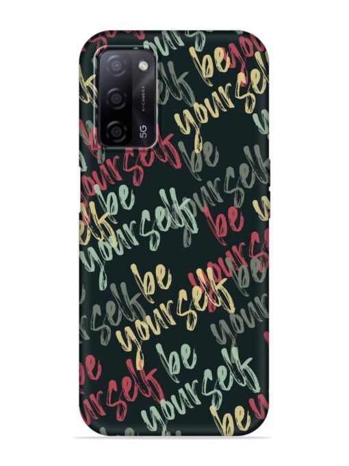 Yourself Seamless Embossed Soft Silicone Case for Oppo A53S (5G) Zapvi