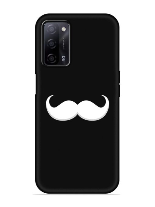 Mustache Vector Embossed Soft Silicone Case for Oppo A53S (5G)