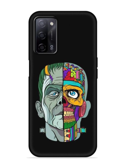 Men Vs Skull Embossed Soft Silicone Case for Oppo A53S (5G) Zapvi