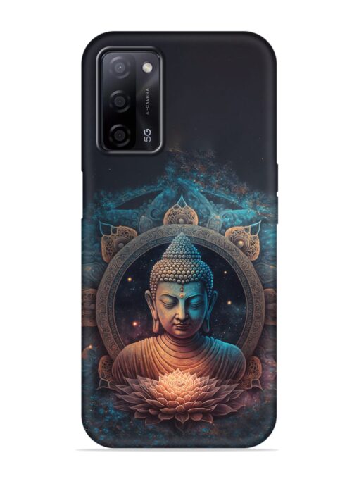 Gautam Buddha Embossed Soft Silicone Case for Oppo A53S (5G)