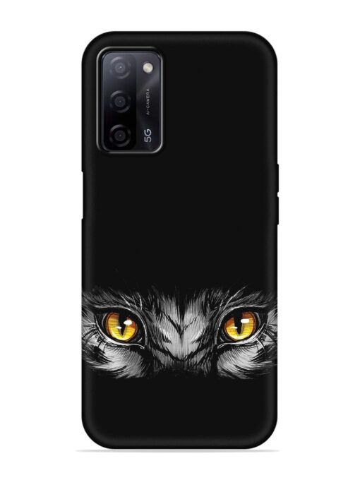 Scary Eye Embossed Soft Silicone Case for Oppo A53S (5G)