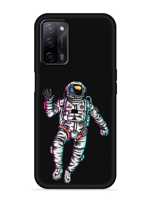 Spaceman Embossed Soft Silicone Case for Oppo A53S (5G)