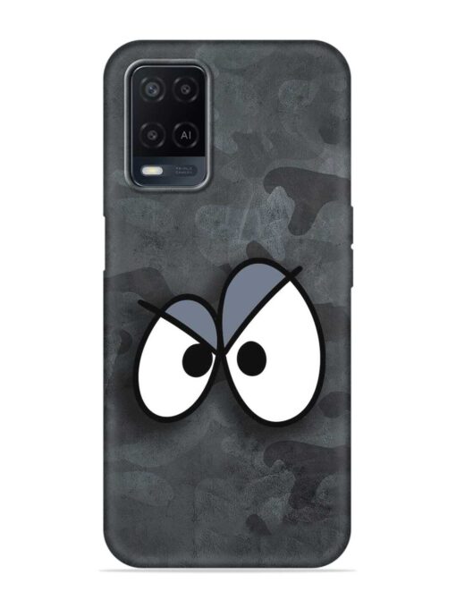 Big Eyes Night Mode Embossed Soft Silicone Case for Oppo A54