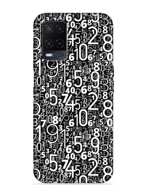 Many Numbers Different Embossed Soft Silicone Case for Oppo A54