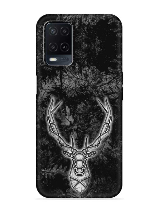 Ancient Deer Embossed Soft Silicone Case for Oppo A54