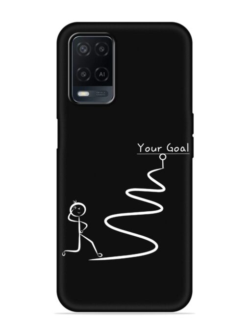 Your Goal Embossed Soft Silicone Case for Oppo A54 Zapvi