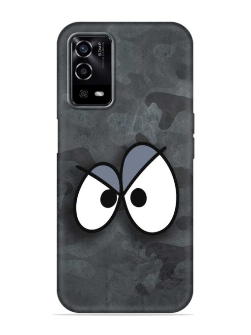 Big Eyes Night Mode Embossed Soft Silicone Case for Oppo A55