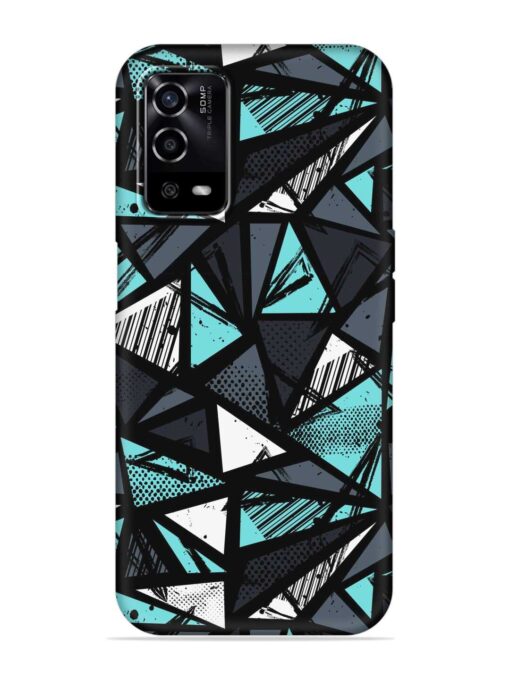 Abstract Seamless Embossed Soft Silicone Case for Oppo A55 Zapvi