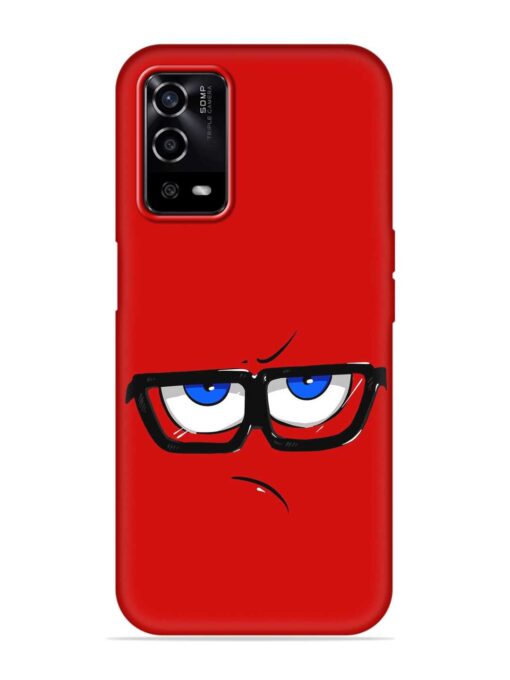 Rad Angry Face Embossed Soft Silicone Case for Oppo A55