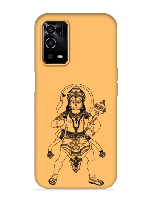 Indian God Hanuman Embossed Soft Silicone Case for Oppo A55 Zapvi