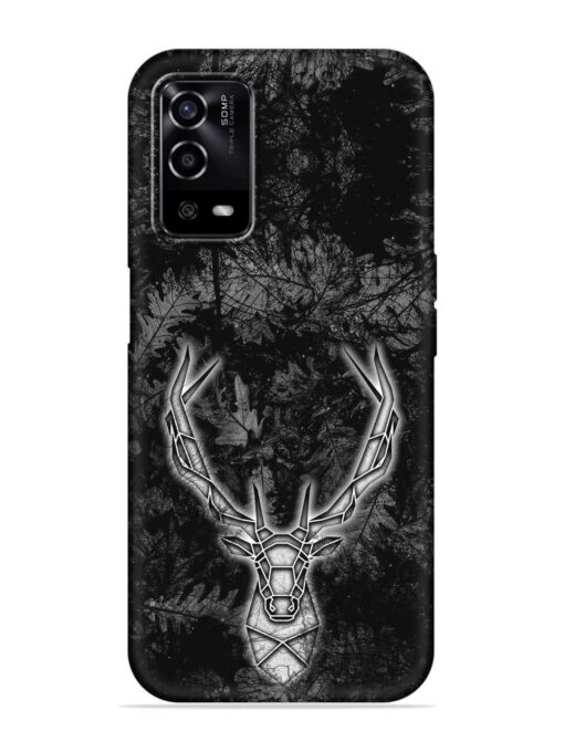 Ancient Deer Embossed Soft Silicone Case for Oppo A55 Zapvi