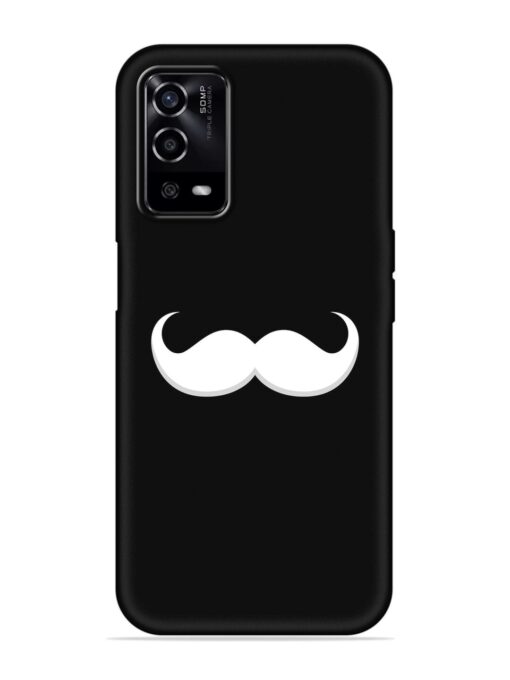 Mustache Vector Embossed Soft Silicone Case for Oppo A55 Zapvi