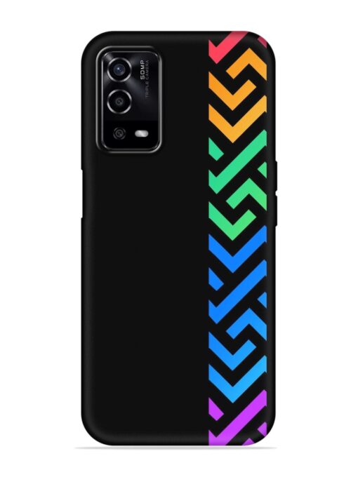 Colorshape Stripes Embossed Soft Silicone Case for Oppo A55 Zapvi