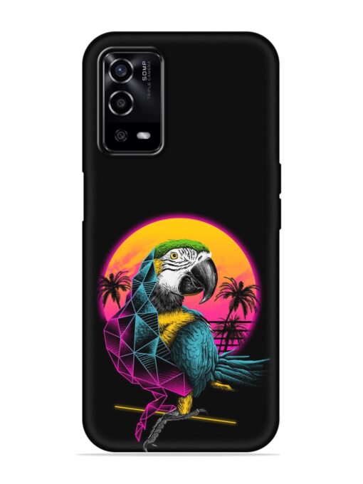 Rad Parrot Embossed Soft Silicone Case for Oppo A55 Zapvi