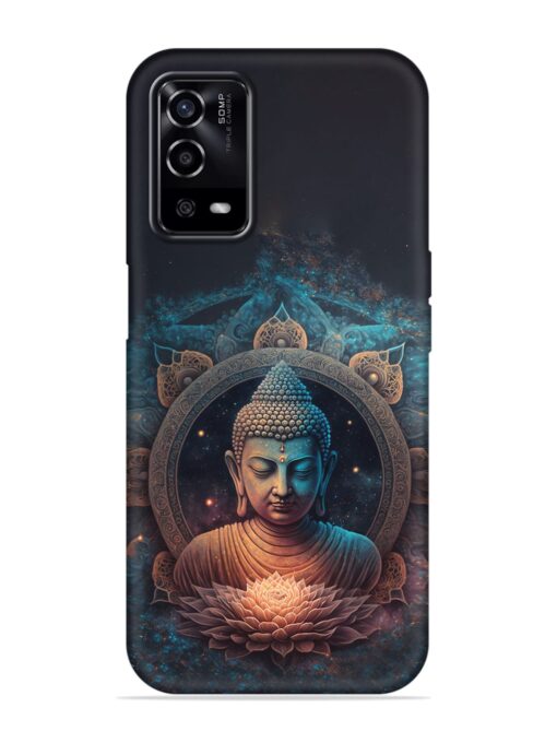 Gautam Buddha Embossed Soft Silicone Case for Oppo A55 Zapvi