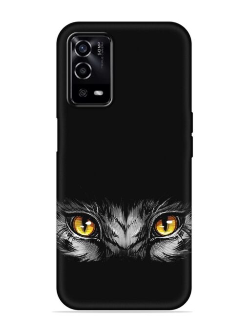 Scary Eye Embossed Soft Silicone Case for Oppo A55 Zapvi