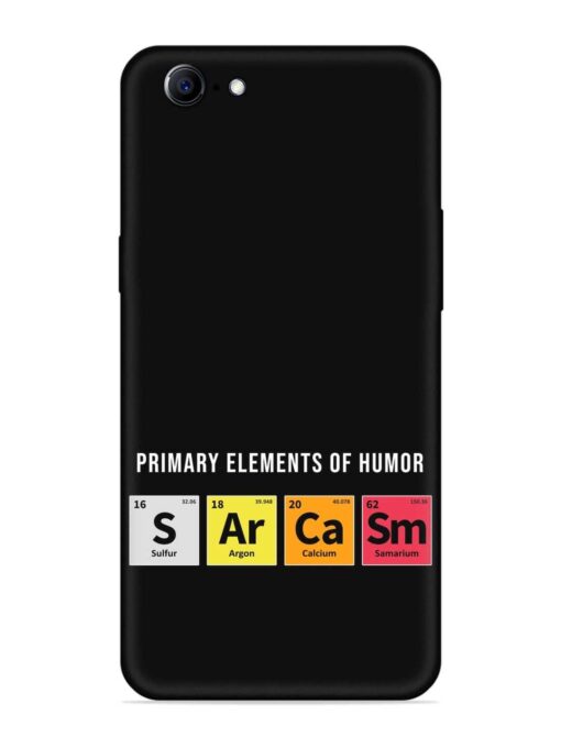 Primary Elements Humor Embossed Soft Silicone Case for Oppo A57 (2016) Zapvi