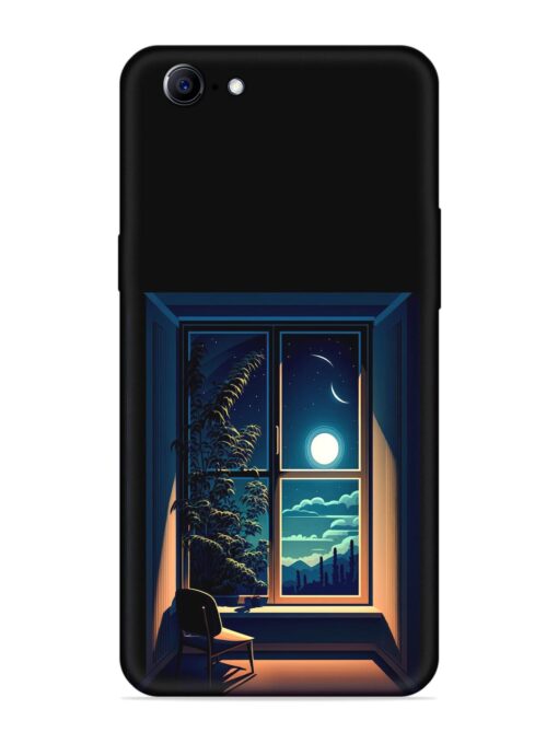 Night View At Window Embossed Soft Silicone Case for Oppo A57 (2016) Zapvi