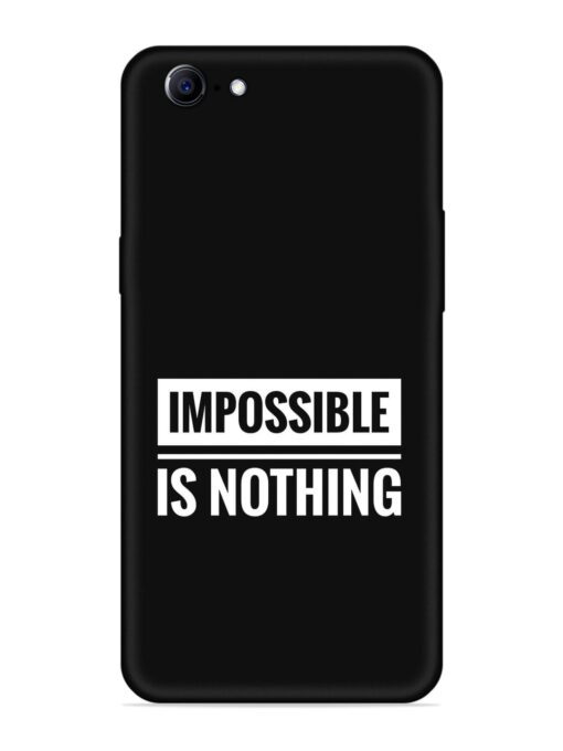 Impossible Is Nothing Embossed Soft Silicone Case for Oppo A57 (2016) Zapvi