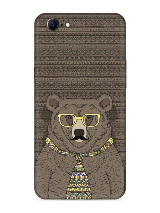 Grizzly Bear Embossed Soft Silicone Case for Oppo A57 (2016) Zapvi