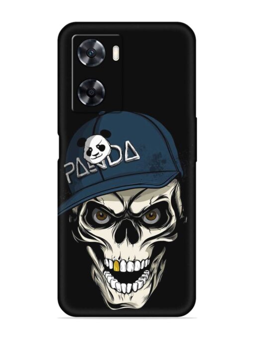 Panda Skull Embossed Soft Silicone Case for Oppo A57 (4G) Zapvi