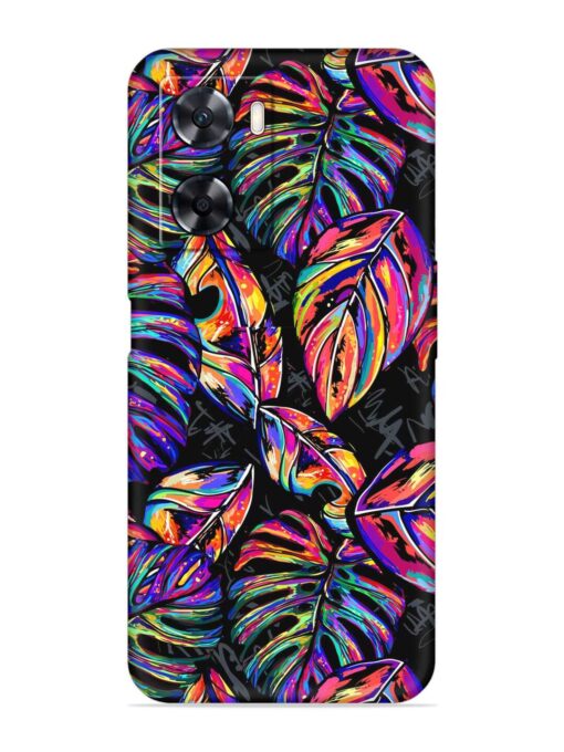 Tropical Seamless Vector Embossed Soft Silicone Case for Oppo A57 (4G)