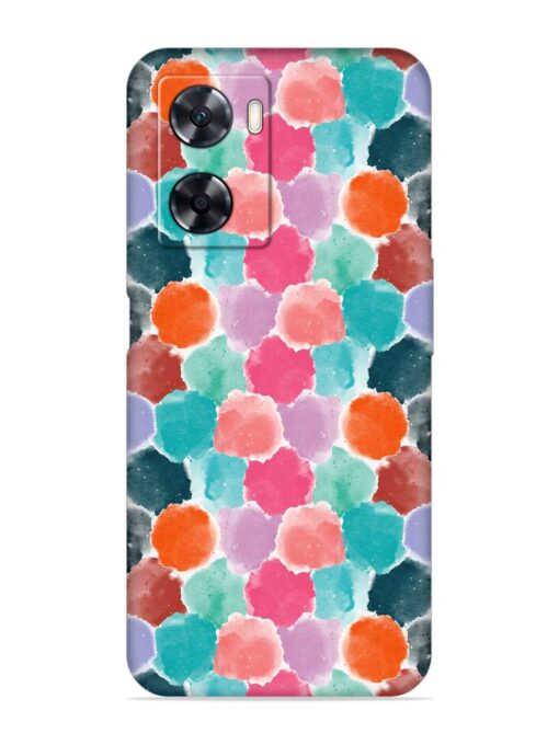 Colorful Seamless Pattern Embossed Soft Silicone Case for Oppo A57 (4G) Zapvi