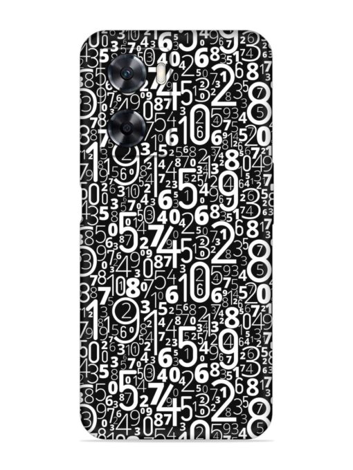 Many Numbers Different Embossed Soft Silicone Case for Oppo A57 (4G) Zapvi