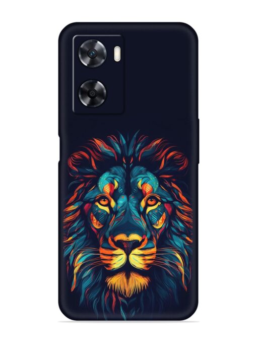 Colorful Lion Embossed Soft Silicone Case for Oppo A57 (4G) Zapvi