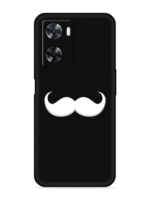 Mustache Vector Embossed Soft Silicone Case for Oppo A57 (4G) Zapvi