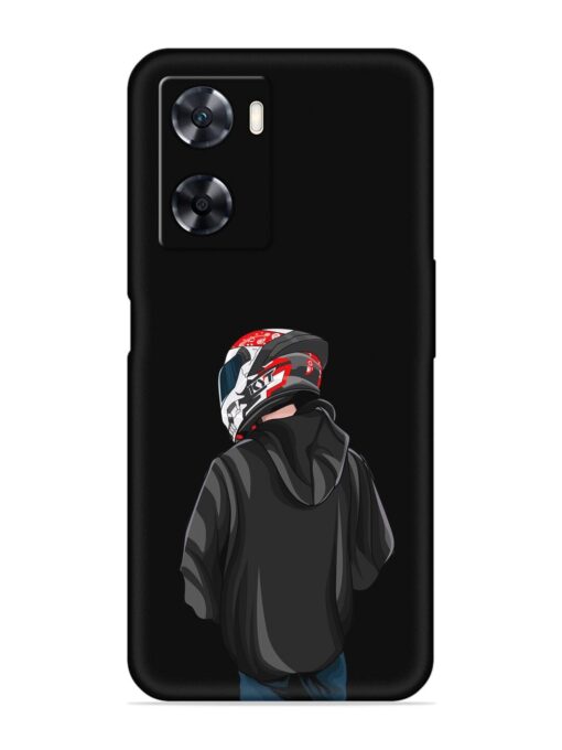 Motorcycle Rider Embossed Soft Silicone Case for Oppo A57 (4G) Zapvi