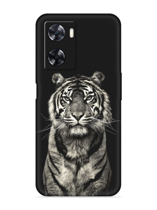 Tiger Art Embossed Soft Silicone Case for Oppo A57 (4G) Zapvi