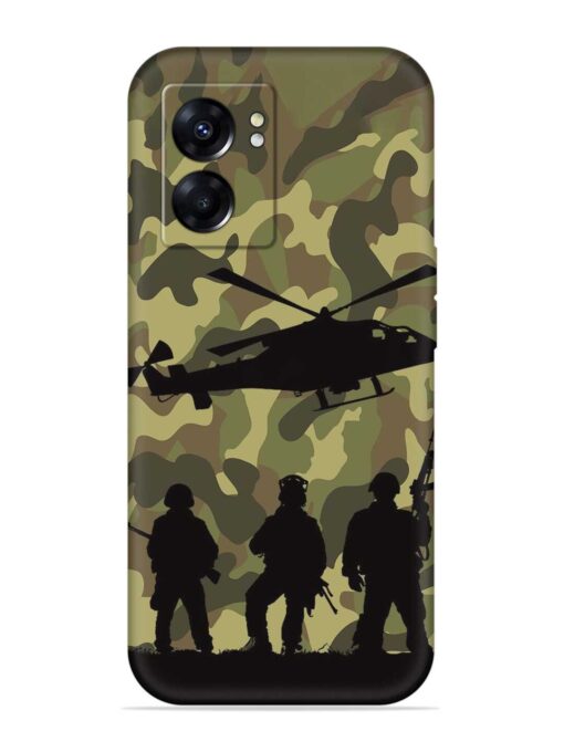 Army Heros Embossed Soft Silicone Case for Oppo A57 (5G)