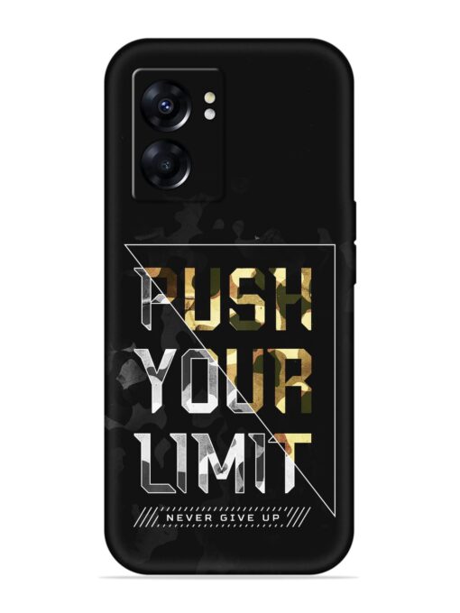 Push Your Limits Embossed Soft Silicone Case for Oppo A57 (5G) Zapvi