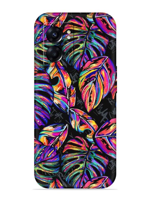 Tropical Seamless Vector Embossed Soft Silicone Case for Oppo A57 (5G)